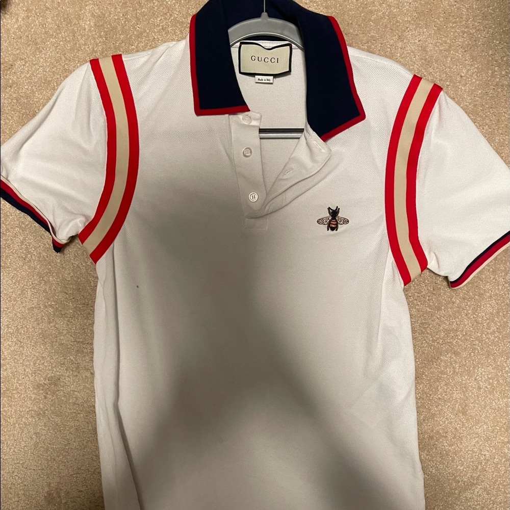 Gucci , Size XL “ Slim fit like LG” , White, Red, Blue
